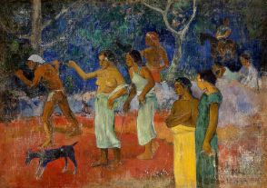 - Gauguin -
              - Escena de la vida tahitiana -
              - 1896 -