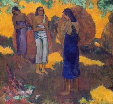 - Gauguin -
              - Tres mujeres tahitianas -
              - 1899 -