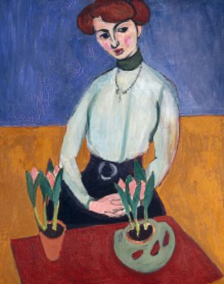 - Matisse -
              - Muchacha con tulipanes -
              - 1910 -