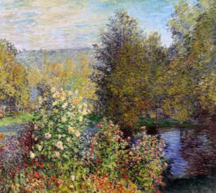 - Monet -
              - Rincón del jardín en Montgeron -
              - 1875-1877 -